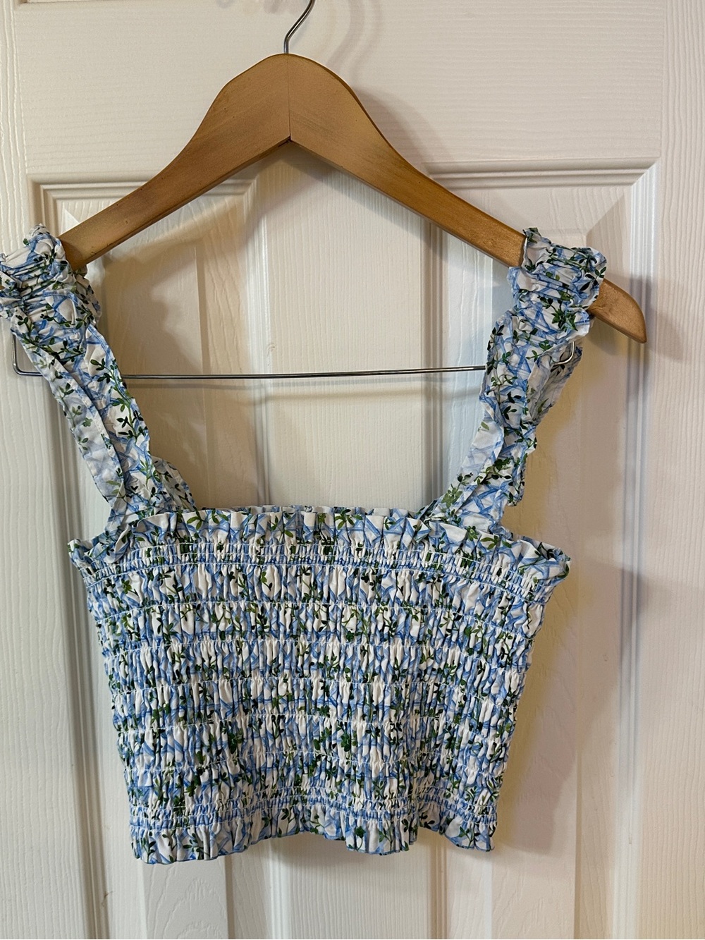 Hill House Floral Smock tank Shabby Chic Trendy Whimsy Fun Smal